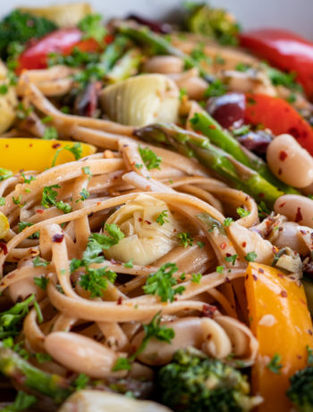 Linguine in Lemon Wine Caper Sauce